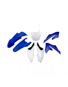 Kit complet plastice UFO YAMAHA YZ 65 '19-'24 culoare OEM (Albastru/Alb) (YA322E999)