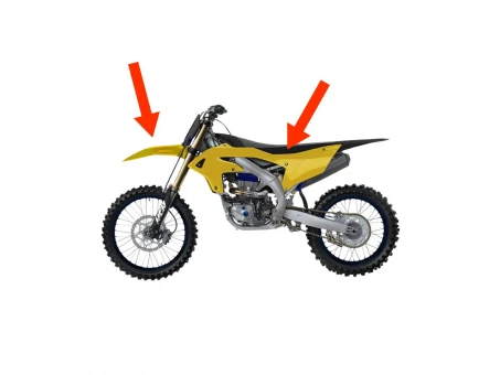 Kit complet plastice UFO (FULL KIT) YAMAHA YZF 250 24, YZF 450 23-24 culoare auriu | YAKIT326F024