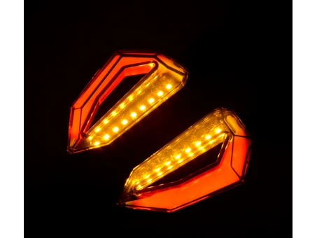 Set semnalizari moto ATV scuter dual LED stop