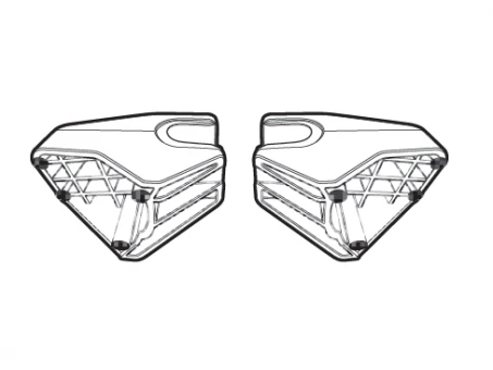 Mounting rubber SHAD for SH35/SH36