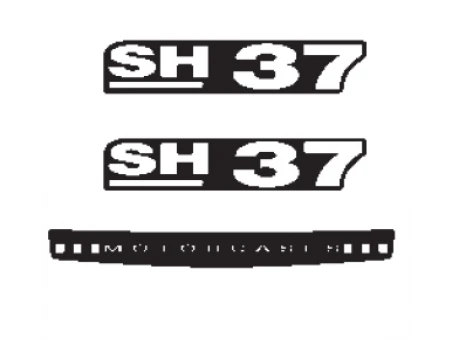Stickers SHAD for SH37