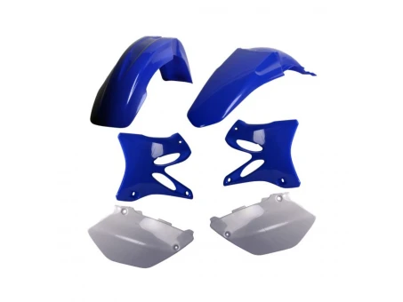 Kit accesorii carena din plastic model 5 YAMAHA YZ - Alb/Albastru