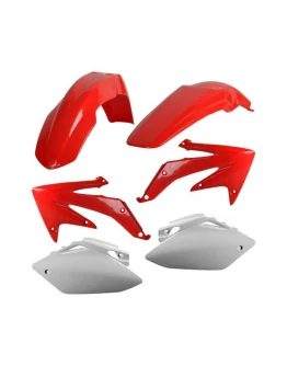 Kit plastice CEMoto model 11 HONDA CRF - alb,Rosu