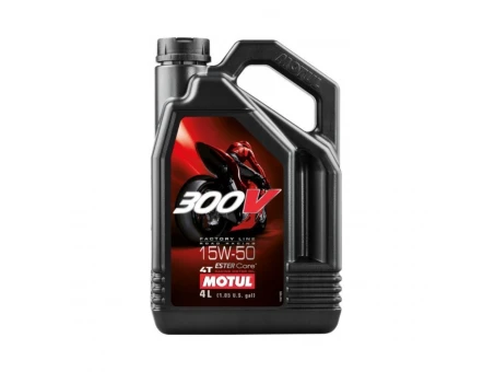 Ulei motor Motul  4T 300V Factory Line SAE 15W50 4l JASO MA2 Sintetic