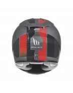 Casca integrala moto MT Rapide Overtake B1 rosu/negru mat (fibra sticla)