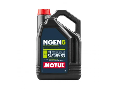 Ulei motor 4T MOTUL NGEN 5 15W50 4L, API SM JASO MA-2 Semi-sintetic