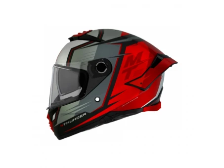 Casca integrala MT Thunder 4 SV Pental B5 rosu mat (ochelari soare integrati)