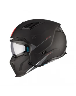 Casca MT Streetfighter SV S A1-  negru mat (ochelari soare integrati)