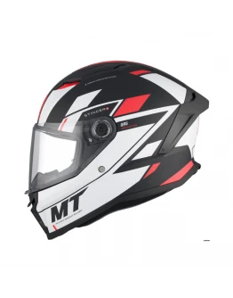 Casca integrala MT Stinger 2 Zivze B5 - Negru,alb,Rosu mat