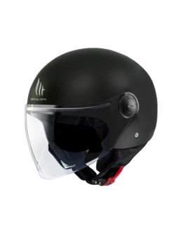 Casca open face motociclete MT Street S A1 negru lucios