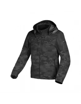Geaca impermeabila MACNA RACOON - Negru,Gri camo
