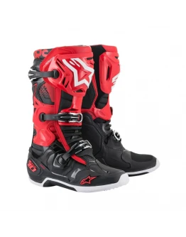 Cizme cross-enduro Alpinestars TECH 10 BOOT  - Rosu,Negru