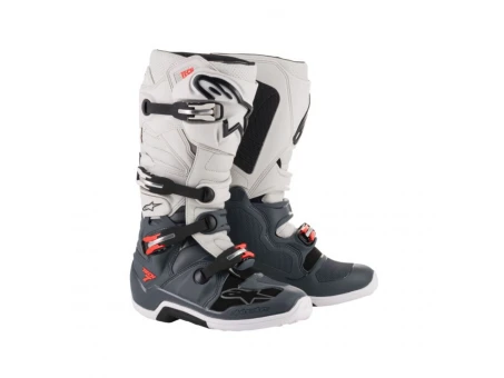 Cizme Alpinestars MX Tech 7- Alb/Gri