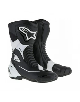 Cizme moto sport/touring Alpinestars SMX S - Negru,Alb
