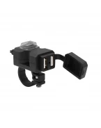 Incarcator dublu USB cu intrerupator, rezistent la apa | 2USBSW