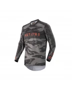 Tricou Motocross Alpinestars MX Racer Tactical-Camo/Flourescent/Rosu