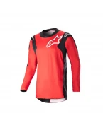 Tricou Motocross Alpinestars MX Racer Hoen - Negru,Rosu