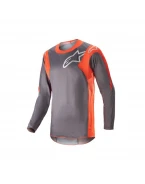 Tricou Motocross Alpinestars MX Racer Hoen - Gri,Portocaliu
