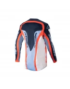 Tricou Motocross Alpinestars MX Fluid Agent - Albastru,Portocaliu,Alb