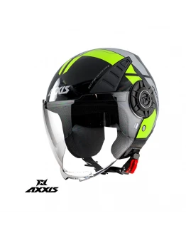 Casca Axxis model Metro Cool B3 galben fluor mat (open face)