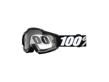Ochelari 100% Cross/Enduro Racecraft Attack - Negru/Alb