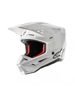 Casca cross-enduro Alpinestars Supertech S-M5 ROVER - Alb