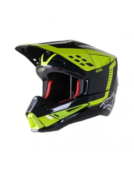 Casca cross-enduro Alpinestars Supertech S-M5 BEAM - Negru,Galben,Fluor