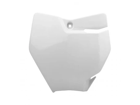 Placa numar plastic Off-Road KTM SX - Alb