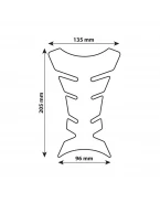 Tank pad protectie rezervor Pro-Tank X1 Lampa, Negru