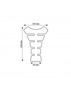 Tank pad protectie rezervor Pro-Tank X4 Lampa - Negru