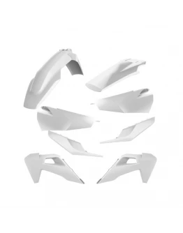 Kit plastice CEMoto model 3 HUSQVARNA FE, TE - Alb