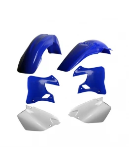 Kit plastice CEMoto model 4 YAMAHA YZ - alb,Albastru