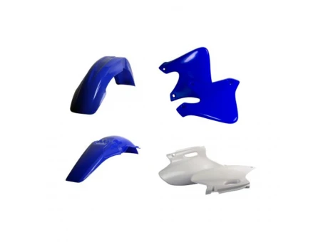 Kit accesorii carena din plastic model 8 YAMAHA YZ- Alb/Albastru