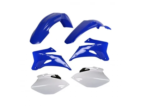 Kit accesorii carena din plastic model 2 YAMAHA YZ - Alb/Albastru