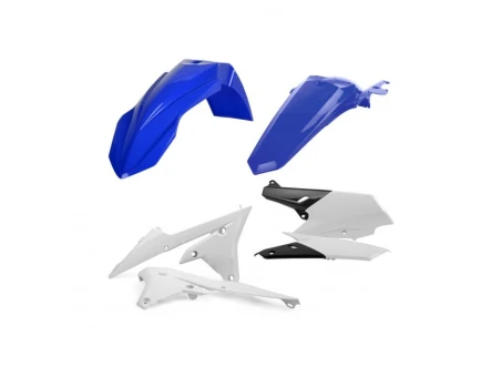 Kit accesorii carena din plastic model 11 YAMAHA YZ - Alb/Albastru/Negru