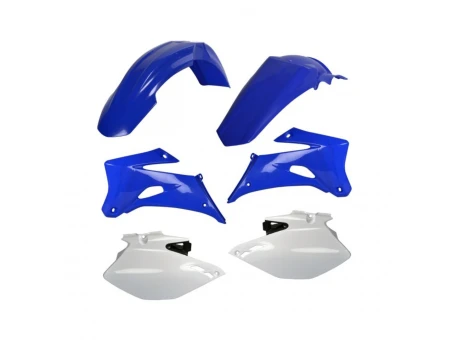 Kit accesorii carena din plastic model 9 YAMAHA WR - Alb/Albastru