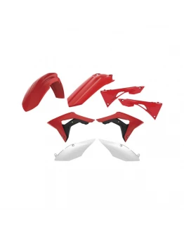 Kit plastice CEMoto model 13 HONDA CRF - alb,Rosu