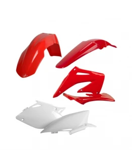 Kit plastice CEMoto model 3 HONDA CRF - alb,Rosu