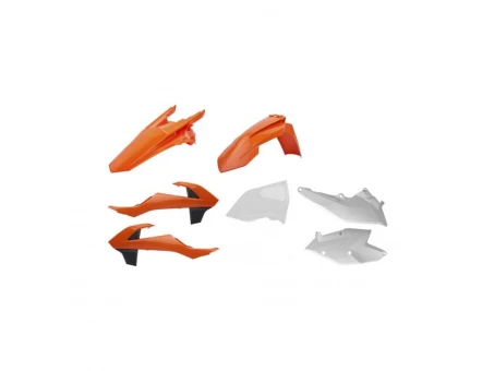 Kit accesorii carena din plastic model 13 KTM SX, SX-F - Alb/Rosu