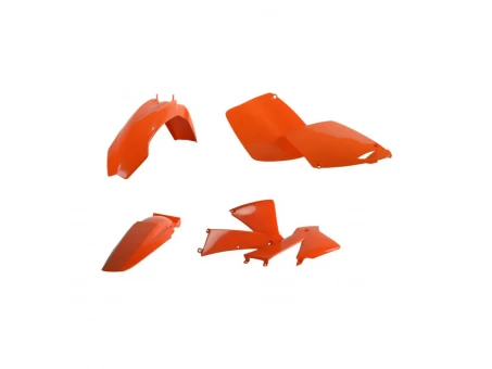 Kit accesorii carena din plastic model 8 KTM EXC - Portocaliu