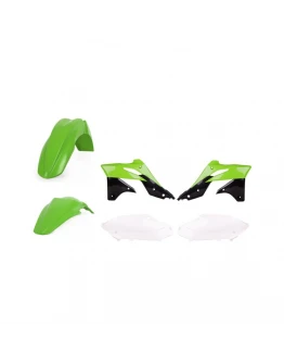 Kit plastice CEMoto model 2 KAWASAKI KX - alb,Verde,Negru