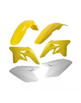 Kit plastice CEMoto model 1 SUZUKI RM-Z - Galben/Alb