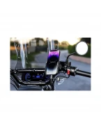 Suport telefon cu incarcator USB 3.0 BIKETEC R9-CLIP-PD