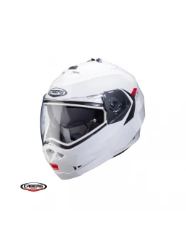 Casca flip-up Caberg Duke X SV - alb,Lucios - Pinlock ready