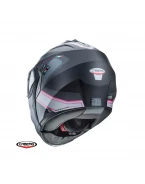 Casca flip-up Caberg Duke X SV Tour G5 - Negru/Fuchsia/Antracit/Mat - Pinlock ready