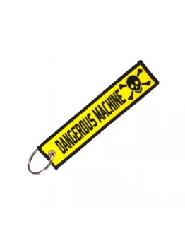 Breloc moto textil "Dangerous Machine"