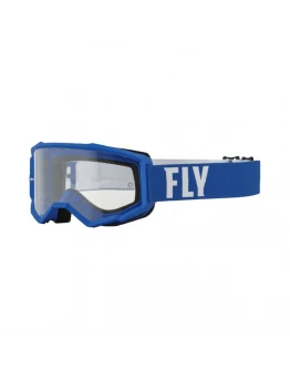 Ochelari cross/enduro Fly Racing - Alb / Albastru
