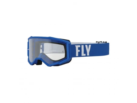 Ochelari cross/enduro Fly Racing - Alb / Albastru
