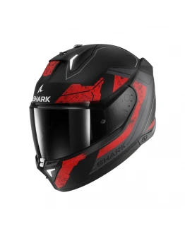 Casca integrala Shark Skwal i3 Rhad SP Negru,Mat/Crom/Rosu