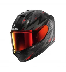 Casca integrala Shark D-Skwal 3 Blast-R - Neagru/Gri,Rosu,Mat